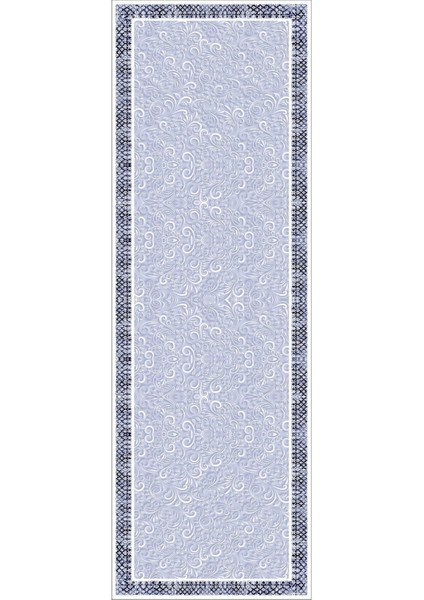 Dijital Kaymaz Yıkanabilir Modern Çerçeveli Çiçek Motifli Üçlü Yatak Odası, Yo-Modern-192-Lacivert, modelleri