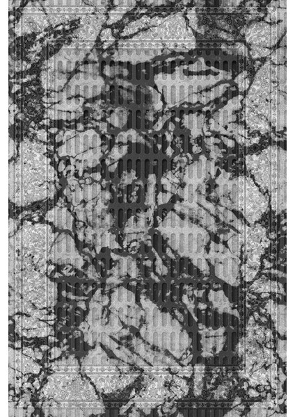 Dijital Kaymaz Yıkanabilir Modern Çerçeveli Zemin Desenli Üçlü Yatak Odası, Yo-Modern-177-Gri, fiyatları