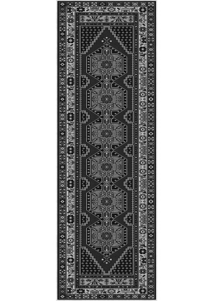 Baskılı Kaymaz Taban Yıkanabilir Etnik Klasik Çerçeve Model Üçlü Yatak Odası, Yo-Etnik-33-Gri, modelleri