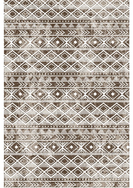 Dijital Kaymaz Yıkanabilir Modern Klasik Etnik Desenli Üçlü Yatak Odası, Yo-Modern-194-Kahve, fiyatları