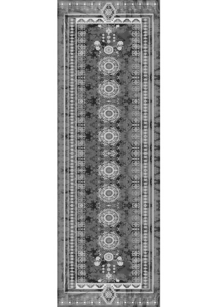 Baskılı Kaymaz Taban Yıkanabilir Etnik Çerçeve Klasik Model Üçlü Yatak Odası, Yo-Etnik-35-Gri, modelleri