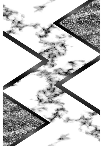 Baskılı Kaymaz Yıkanabilir Mermer Çapraz Çizgi Detaylı Üçlü Yatak Odası, Yo-Mermer-32-Antrasit, fiyatları