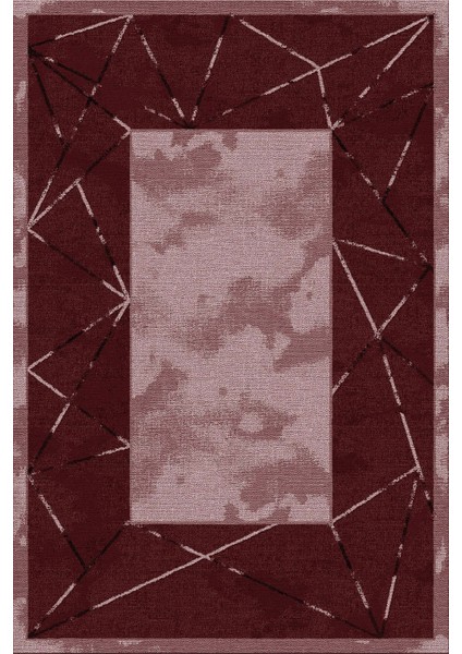 Baskılı Kaymaz Yıkanabilir Mermer Kenar Çizgi Detaylı Üçlü Yatak Odası, Yo-Mermer-36-Bordo, fiyatları