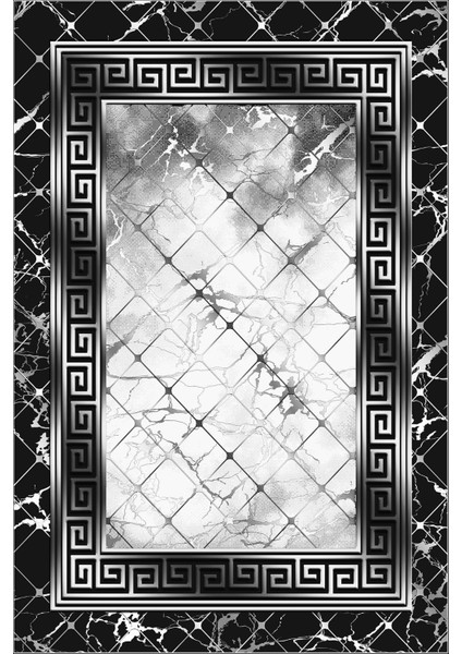 Dijital Baskılı Kaymaz Yıkanabilir Mermer Klasik Desenli Üçlü Yatak Odası, Yo-Mermer-42-Gri, fiyatları