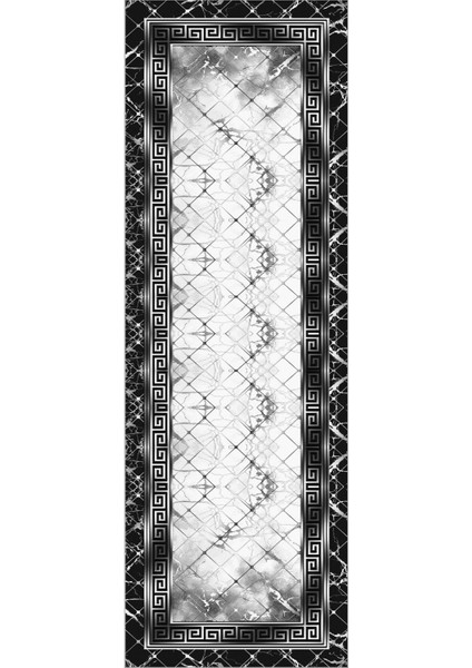 Dijital Baskılı Kaymaz Yıkanabilir Mermer Klasik Desenli Üçlü Yatak Odası, Yo-Mermer-42-Gri, modelleri