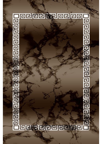 Dijital Baskılı Kaymaz Yıkanabilir Mermer Zemin Motifli Üçlü Yatak Odası, Yo-Mermer-48-Kahve, fiyatları