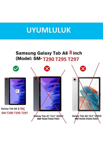 Samsung Galaxy Tab A T290 8 Inç Tablet Uyumlu Temperli Cam Ultra Dayanıklı Ekran Koruyucu fırsatları