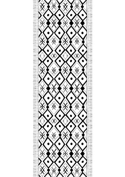 Baskılı Kaymaz Yıkanabilir Iskandinav Etnik Kilim Desen Üçlü Yatak Odası, Yo-Iskandinav-37-Beyaz, modelleri