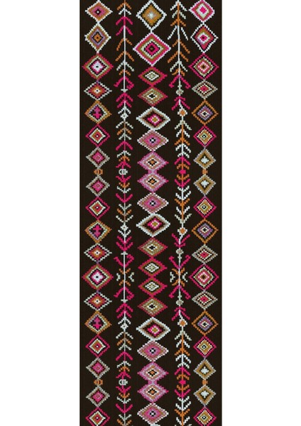 Dijital Baskılı Kaymaz Yıkanabilir Iskandinav Desenli Üçlü Yatak Odası, Yo-Iskandinav-38-Kahve, modelleri