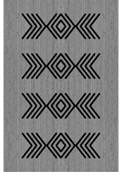 Dijital Kaymaz Taban Yıkanabilir Jüt Çizgi Modelli Üçlü Yatak Odası Takımı, Yo-Jüt-39-Gri, fiyatları