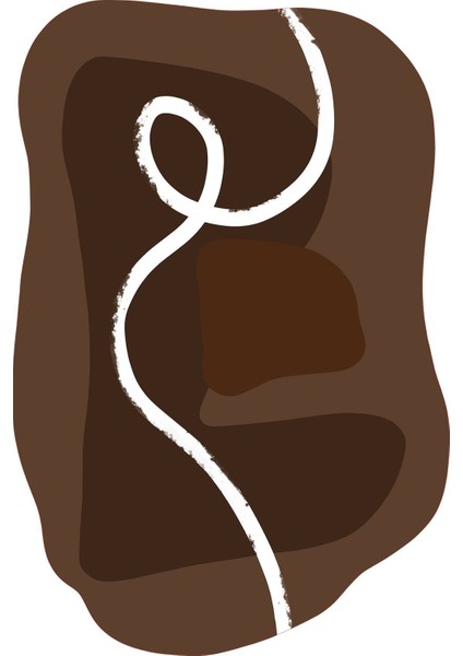 Dijital Baskılı Kaymaz Taban Yıkanabilir Lazer Kesim Üçlü Yatak Odası Takımı, Yo-Lazer-45-Kahve, fiyatları