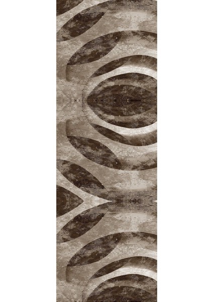 Dijital Baskılı Kaymaz Yıkanabilir Modern Sade Desenli Üçlü Yatak Odası, Yo-Modern-124-Kahve, modelleri