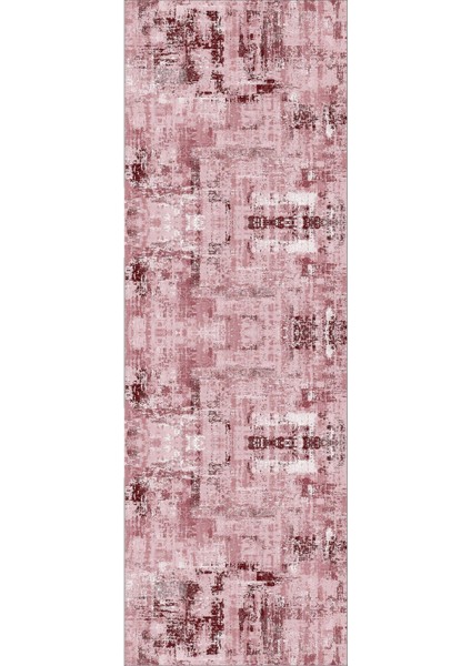 Dijital Baskılı Kaymaz Yıkanabilir Modern Sade Efektli Üçlü Yatak Odası, Yo-Modern-196-Pembe, modelleri