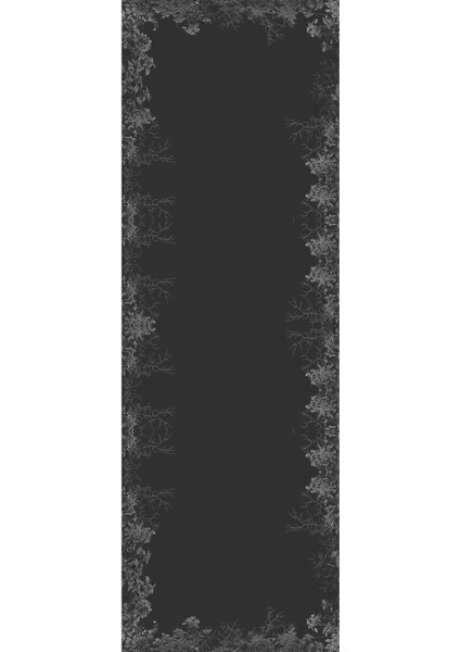 Dijital Baskılı Kaymaz Yıkanabilir Modern Ağaç Desenli Üçlü Yatak Odası, Yo-Modern-203-Gri, modelleri