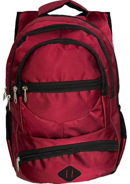 Bordo Sırt Yarasa Çantası/ Ortopedik Sırt/laptop Bölmeli modelleri