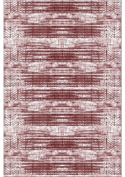 Dijital Kaymaz Yıkanabilir Modern Kesik Zigzag Desenli Üçlü Yatak Odası, Yo-Modern-205-Bordo, fiyatları