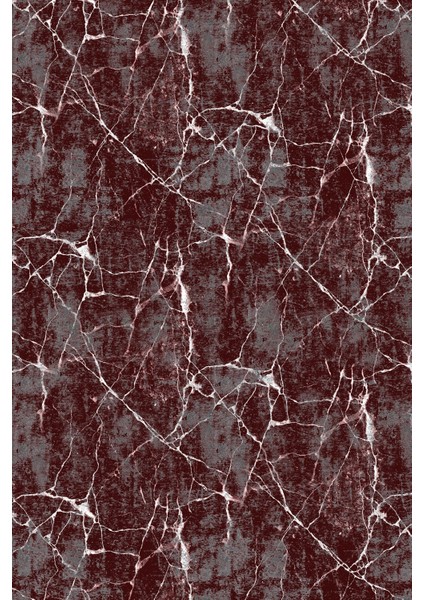 Dijital Baskılı Kaymaz Yıkanabilir Kırık Mermer Modelli Üçlü Yatak Odası, Yo-Mermer-54-Bordo, fiyatları