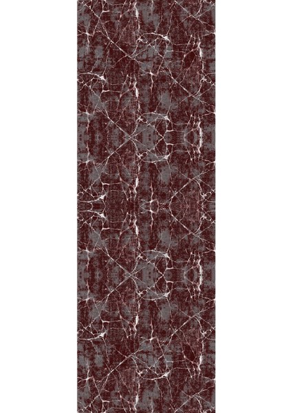 Dijital Baskılı Kaymaz Yıkanabilir Kırık Mermer Modelli Üçlü Yatak Odası, Yo-Mermer-54-Bordo, modelleri