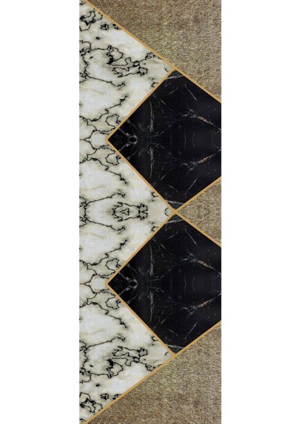 Dijital Baskılı Kaymaz Yıkanabilir Üç Model Mermer Desenli Üçlü Yatak Odası, Yo-Mermer-57-Bej, modelleri