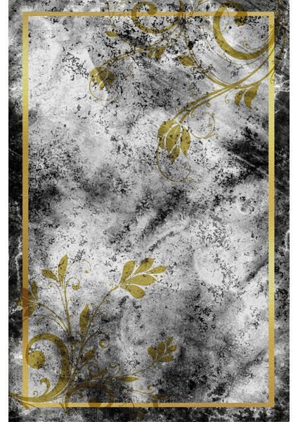 Dijital Baskılı Kaymaz Yıkanabilir Mermer Çiçek Motifli Üçlü Yatak Odası, Yo-Mermer-59-Gri, fiyatları