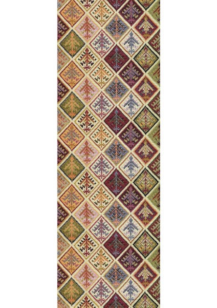 Baskılı Kaymaz Yıkanabilir Patchwork Desenli Modern Üçlü Yatak Odası, Yo-Patchwork-32-Renkli, modelleri