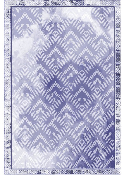 Dijital Baskılı Kaymaz Taban Yıkanabilir Sade Akrilik Desenli Üçlü Yatak Odası, Yo-Sade-86-Lacivert, fiyatları