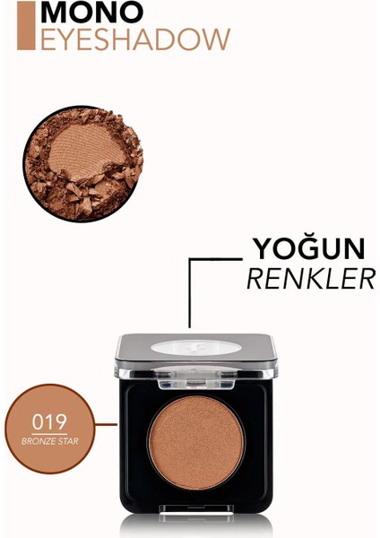 Yüksek Pigmentli & Doğal Işıltılı Kompakt Göz Farı