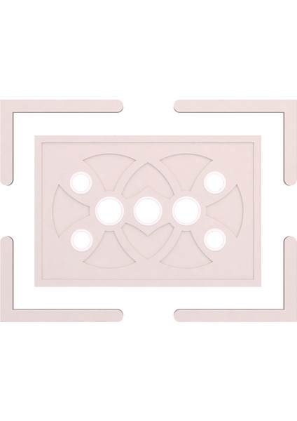 Tavan Spot Göbek KENARLI-KARE-23-90X60 L-Dis Citali fiyatları