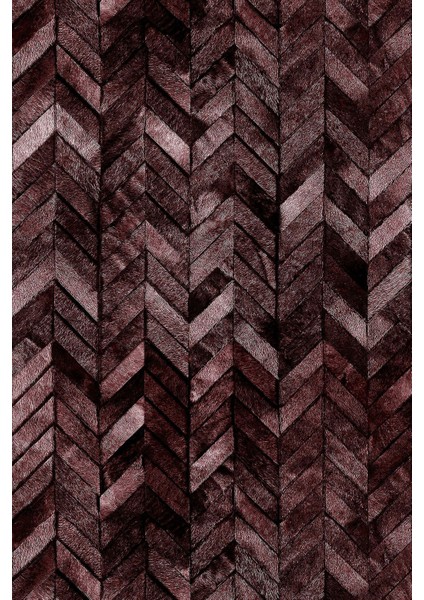 Baskılı Kaymaz Yıkanabilir Patchwork Çizgili Modern Üçlü Yatak Odası, Yo-Patchwork-29-Bordo, fiyatları