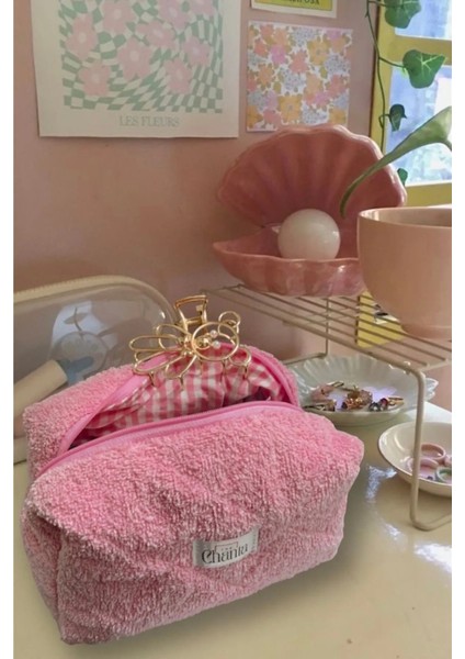 Havlu Pinterest Makyaj Çantası Büyük Boy