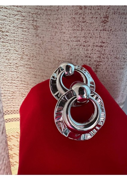 Klasik Silver Çelik Küpe modelleri