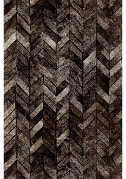 Baskılı Kaymaz Yıkanabilir Patchwork Çizgili Modern Üçlü Yatak Odası, Yo-Patchwork-29-Kahve, fiyatları