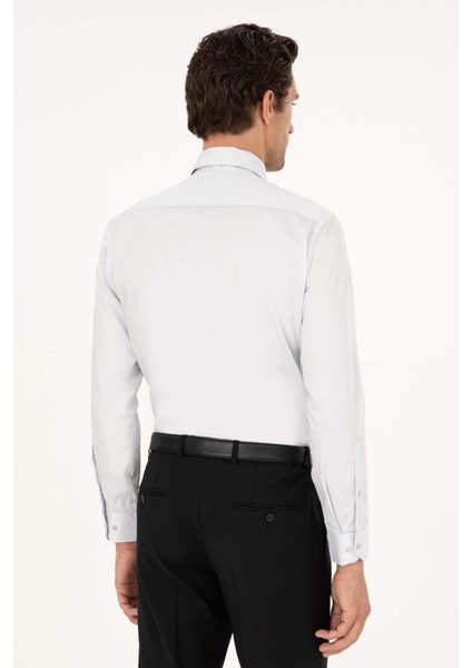 Erkek Slim Fit Basic Gömlek - Beyaz fiyatları
