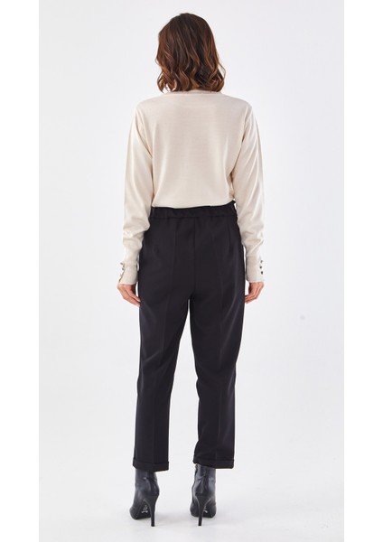Beli Lastikli Ince Duble Paça PANTOLON-SZ-5514 fırsatları