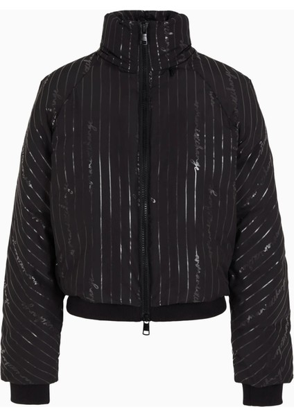 Kadın Kısa Bomber Mont-Siyah indirimleri