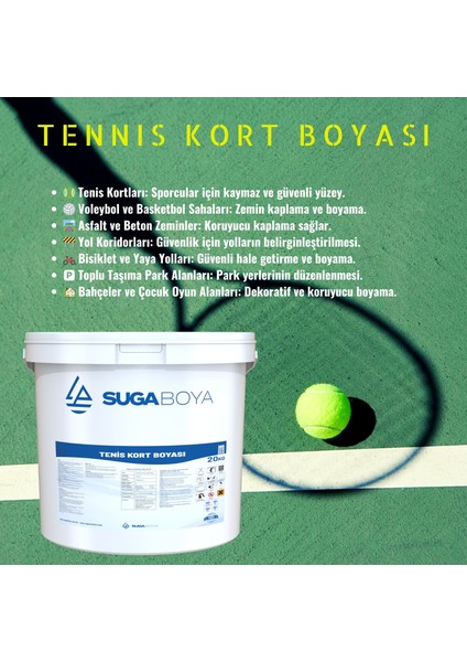 Tenis Kort Boyası