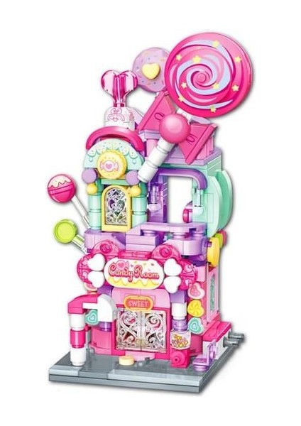 Keeppley City Corner K28012 Sky Candy Shopre Gökyüzü Şeker Dükkanı Yapı Blokları Oyuncak Seti
