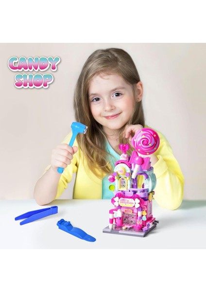 Keeppley City Corner K28012 Sky Candy Shopre Gökyüzü Şeker Dükkanı Yapı Blokları Oyuncak Seti indirimleri