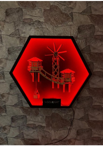 LED Işıklı Maket Tablo Duvar Dekorasyon fırsatları