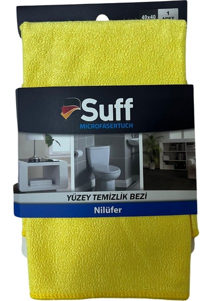 Mikrofiber Yüzey Temizlik Bezi 40 x 40 Cm, Sarı