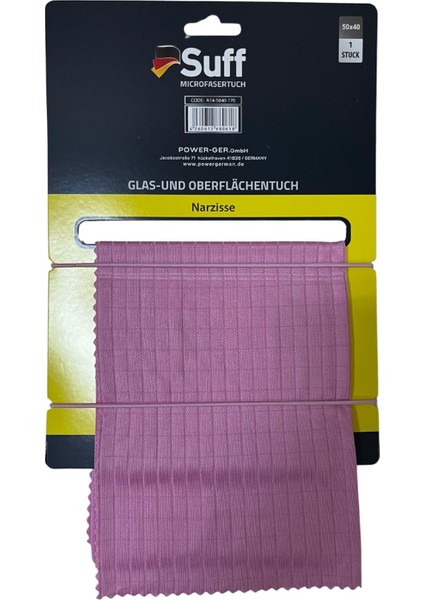 Narzisse Mikrofiber Yüzey ve Cam Temizlik Bezi 50 x 40 Cm, Pembe fiyatları
