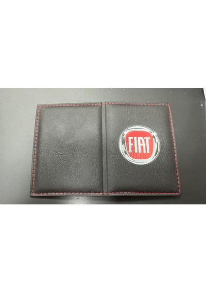 Fiat Logolu Ruhsat Kılıfı