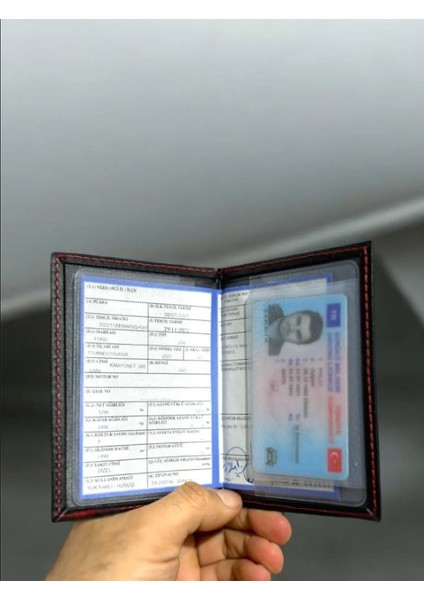 Fiat Logolu Ruhsat Kılıfı