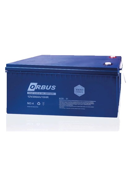 12V 200AH Derin Deşarjlı Jel Akü