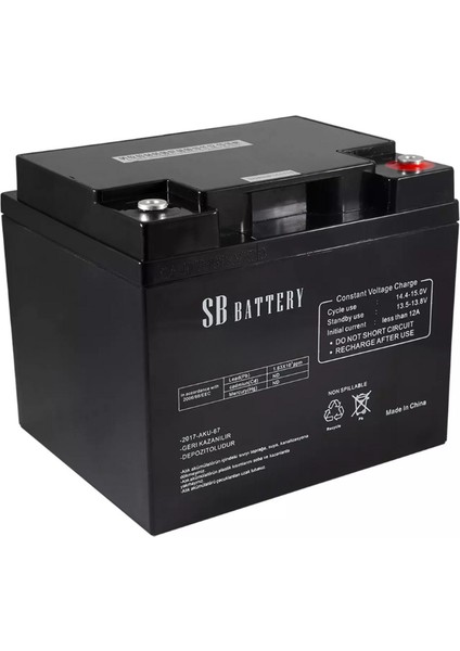 12V 80AH Kuru Tip Akü