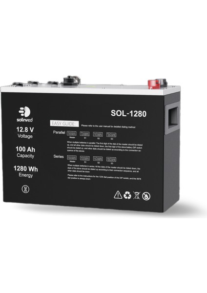 12.8 V 100AH Lıfepo4 Akü fiyatları