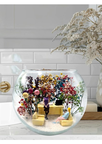 Teraryum Yeni İş Tebriği Kutlama Hediye Seti Arkadaşa Hediye Sevgiliye Hediye Özel Tasarım