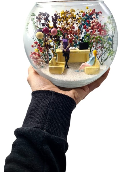 Teraryum Yeni İş Tebriği Kutlama Hediye Seti Arkadaşa Hediye Sevgiliye Hediye Özel Tasarım fiyatları