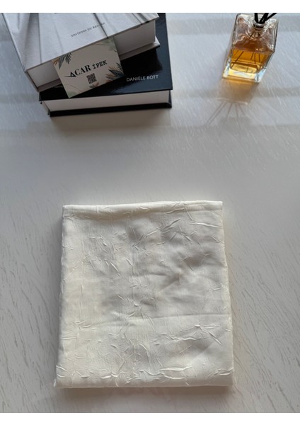 Bambu Kraş Şal Krem Renk