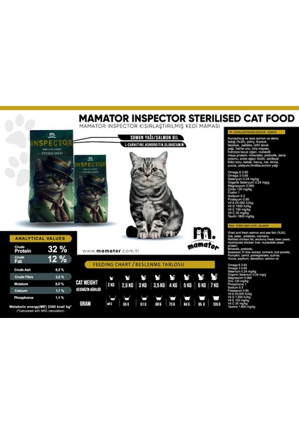 Inspector Sterilised Kısır Kedi Maması modelleri